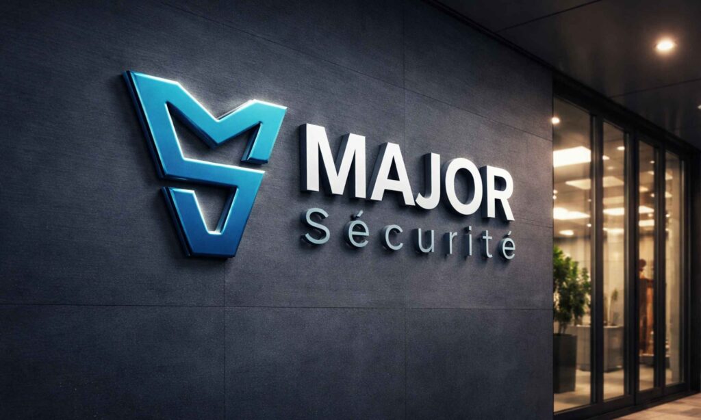 Logo Major Sécurité identité visuelle professionnelle