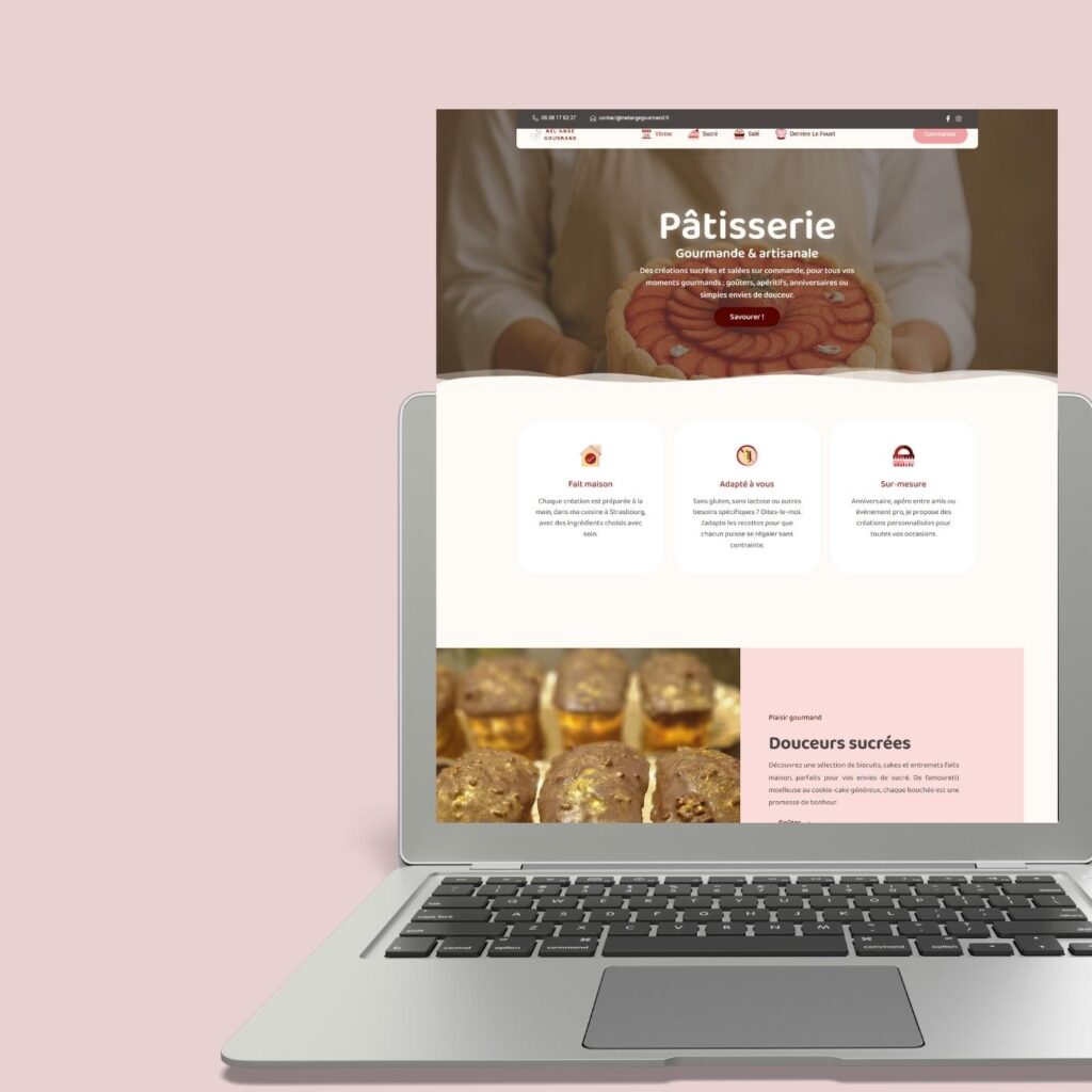 Maquette desktop Figma pour un site de mise en relation entre professionnels du design d’intérieur